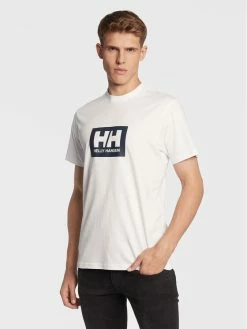 Συμφωνίες 😍 Helly Hansen Άνδρες T-shirts T-Shirt Box 53285 Λευκό Regular Fit 😍