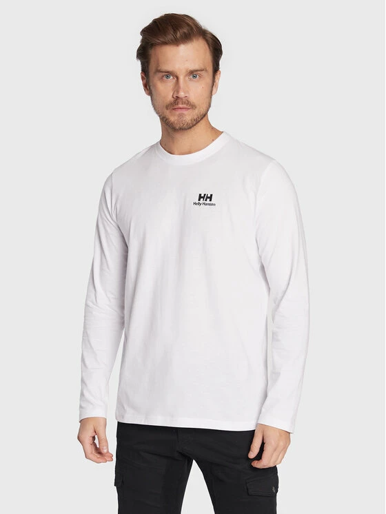 Καλύτερη πώληση 💯 Helly Hansen Άνδρες Μακρυμάνικα Longsleeve Yu20 53465 Λευκό Regular Fit 🛒