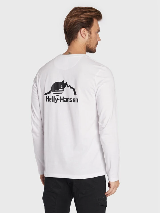 Καλύτερη πώληση 💯 Helly Hansen Άνδρες Μακρυμάνικα Longsleeve Yu20 53465 Λευκό Regular Fit 🛒 - Image 3
