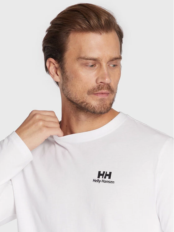 Καλύτερη πώληση 💯 Helly Hansen Άνδρες Μακρυμάνικα Longsleeve Yu20 53465 Λευκό Regular Fit 🛒 - Image 4