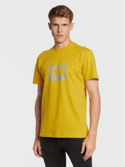 Καλύτερη πώληση ⭐ Helly Hansen Άνδρες T-shirts T-Shirt Box 53285 Κίτρινο Regular Fit 🥰