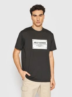 Προϋπολογισμός 👍 Helly Hansen Άνδρες T-shirts T-Shirt Move 53704 Μαύρο Regular Fit ⭐