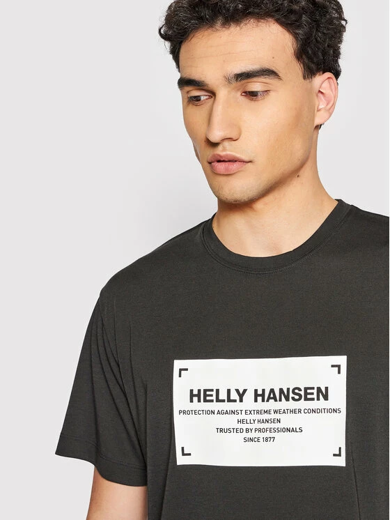 Προϋπολογισμός 👍 Helly Hansen Άνδρες T-shirts T-Shirt Move 53704 Μαύρο Regular Fit ⭐ - Image 4