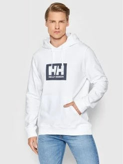 Ολοκαίνουργιο 😀 Helly Hansen Άνδρες Μπλούζες Χωρίς Φερμουάρ Μπλούζα Box 53289 Λευκό Regular Fit ❤️