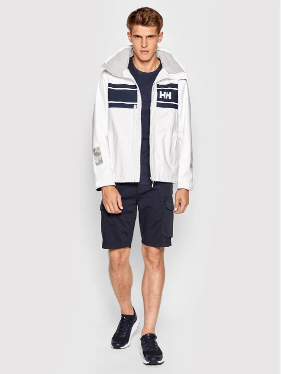 Καλύτερη πώληση 🌟 Helly Hansen Άνδρες Μπουφάν Outdoor Μπουφάν ιστιοπλοΐας Saltholm 34217 Λευκό Regular Fit 🌟 - Image 2