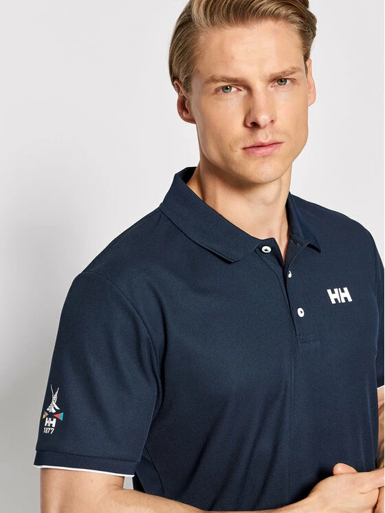 Προώθηση ⌛ Helly Hansen Άνδρες Μπλούζες Polo Polo Ocean 34207 Σκούρο μπλε Regular Fit 🎉 - Image 4