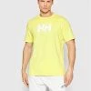 Εξοδος 🔥 Helly Hansen Άνδρες T-shirts T-Shirt Logo 33979 Κίτρινο Regular Fit 👍