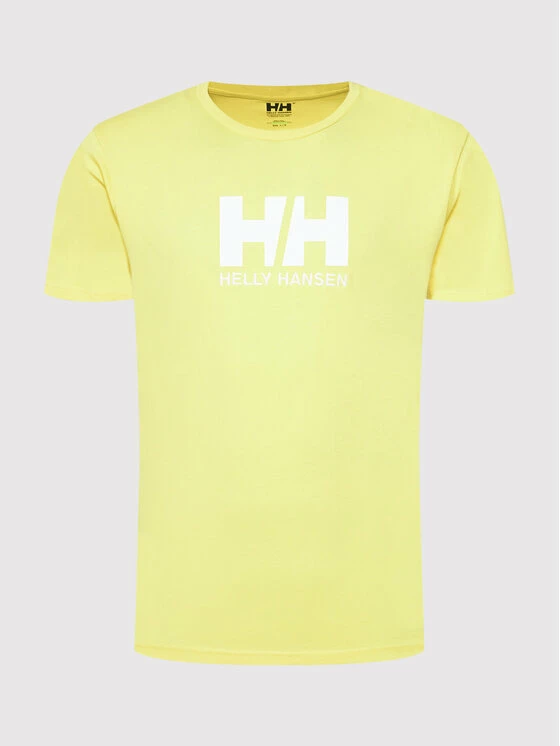 Εξοδος 🔥 Helly Hansen Άνδρες T-shirts T-Shirt Logo 33979 Κίτρινο Regular Fit 👍 - Image 5