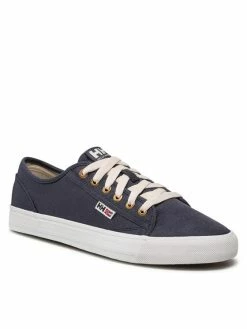 Προώθηση 🥰 Helly Hansen Άνδρες Ψηλά 👟 Sneakers Πάνινα παπούτσια Fjord Eco Canvas 118-01.599 Σκούρο μπλε 🛒