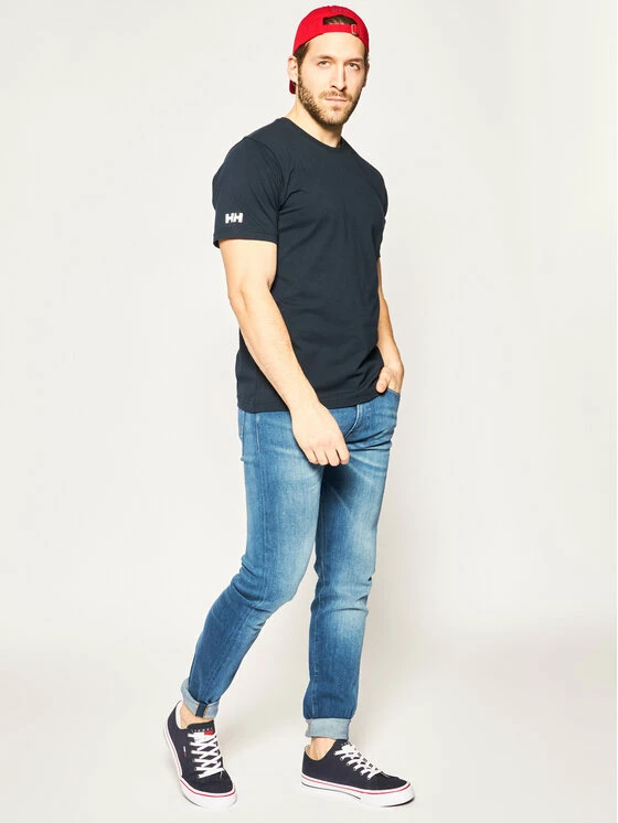 Εκπτωση ❤️ Helly Hansen Άνδρες T-shirts T-Shirt Crew 33995 Σκούρο μπλε Regular Fit ⌛ - Image 2