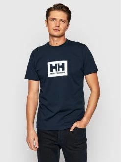 Πολύ καλή προσφορά 🎁 Helly Hansen Άνδρες T-shirts T-Shirt Box 53285 Σκούρο μπλε Regular Fit 🥰