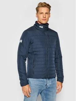 Flash Sale 😀 Helly Hansen Άνδρες Μπουφάν Outdoor Μπουφάν ιστιοπλοΐας Crew Insulator 2.0 30343 Σκούρο μπλε Regular Fit 🌟