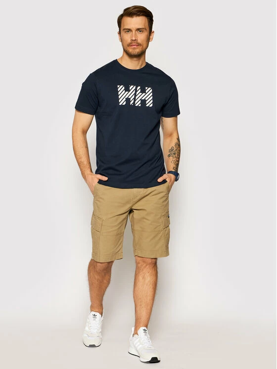 Πολύ καλή προσφορά 👏 Helly Hansen Άνδρες T-shirts T-Shirt Active 53428 Σκούρο μπλε Regular Fit ✨ - Image 2
