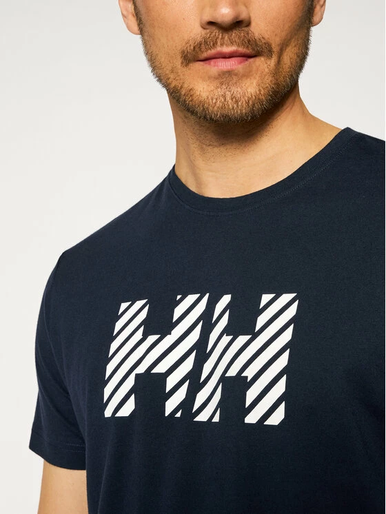 Πολύ καλή προσφορά 👏 Helly Hansen Άνδρες T-shirts T-Shirt Active 53428 Σκούρο μπλε Regular Fit ✨ - Image 4