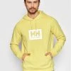 Best Pirce 🧨 Helly Hansen Άνδρες Μπλούζες Χωρίς Φερμουάρ Μπλούζα Box 53289 Κίτρινο Regular Fit ✔️