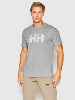 Τοπ 10 😀 Helly Hansen Άνδρες T-shirts T-Shirt Active 53428 Γκρι Regular Fit 🤩
