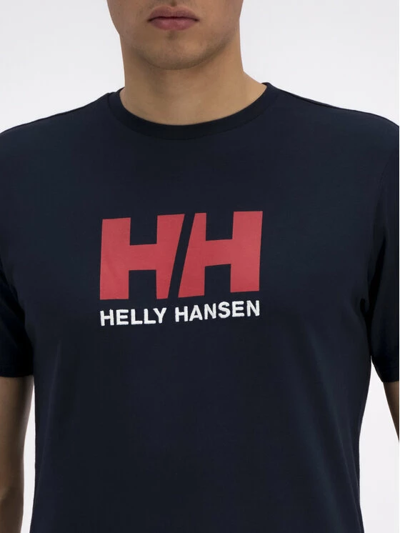 Προώθηση 🧨 Helly Hansen Άνδρες T-shirts T-Shirt Logo 33979 Σκούρο μπλε Regular Fit ❤️ - Image 3