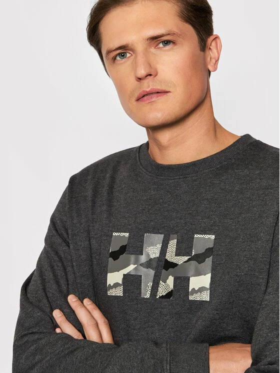 Πολύ καλή προσφορά 👏 Helly Hansen Άνδρες Μπλούζες Χωρίς Φερμουάρ Μπλούζα F2f 62933 Γκρι Regular Fit 🛒 - Image 4