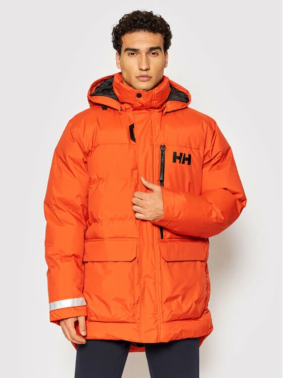 Best Pirce 😍 Helly Hansen Άνδρες Πουπουλένια Μπουφάν Μπουφάν πουπουλένιο Tromsoe 53074 Πορτοκαλί Regular Fit 🥰