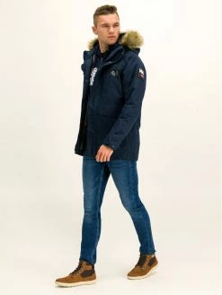 Αγορά 👏 Helly Hansen Άνδρες Μπουφάν Παρκά Parka Coastal 2 54408 Σκούρο μπλε Regular Fit 🔔