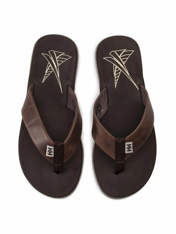 ΧΟΝΔΡΙΚΟ ΕΜΠΟΡΙΟ 🧨 Helly Hansen Άνδρες Σαγιονάρες Seasand Leather 🩴 Sandal 11495 713 Καφέ ❤️ - Image 5