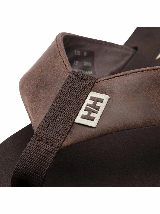 ΧΟΝΔΡΙΚΟ ΕΜΠΟΡΙΟ 🧨 Helly Hansen Άνδρες Σαγιονάρες Seasand Leather 🩴 Sandal 11495 713 Καφέ ❤️ - Image 6