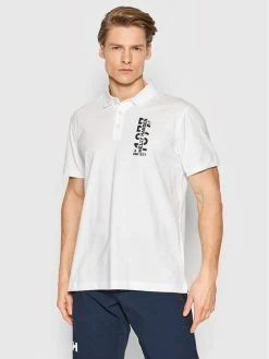 Προώθηση ❤️ Helly Hansen Άνδρες Μπλούζες Polo Polo Coastline 34250 Λευκό Regular Fit ❤️