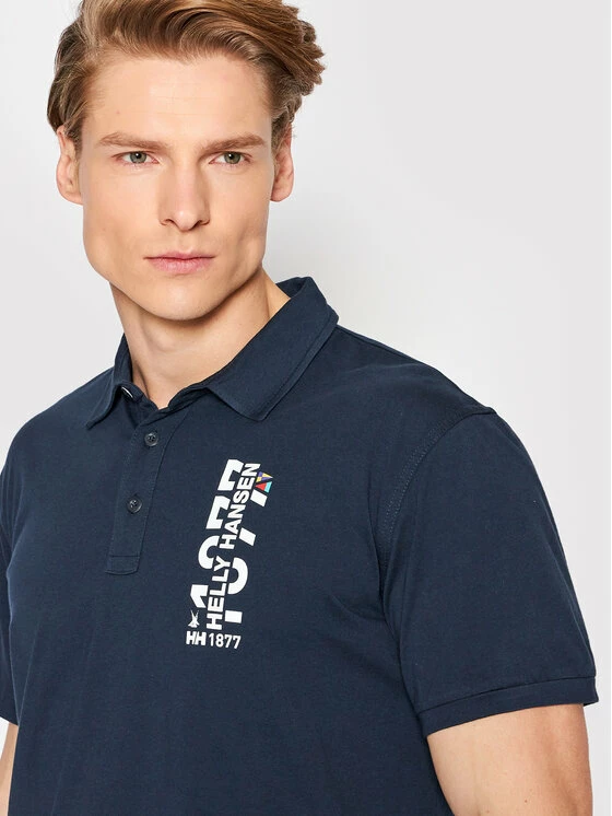 Πολύ καλή προσφορά ✨ Helly Hansen Άνδρες Μπλούζες Polo Polo Coastline 34250 Σκούρο μπλε Regular Fit 🛒 - Image 4