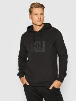 Best Pirce 🔔 Helly Hansen Άνδρες Μπλούζες Χωρίς Φερμουάρ Μπλούζα Hh Box 53289 Μαύρο Regular Fit 🤩