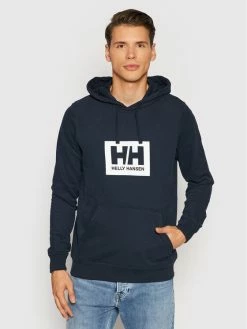 Εκπτωση 😍 Helly Hansen Άνδρες Μπλούζες Χωρίς Φερμουάρ Μπλούζα Hh Box 53289 Σκούρο μπλε Regular Fit 🧨